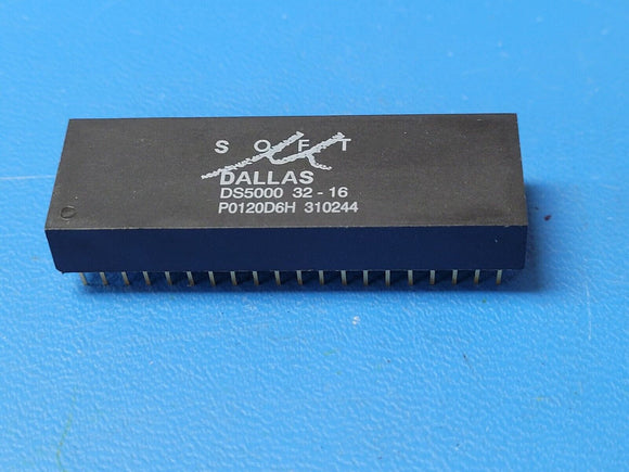 (1 PC) DS5000-32-16 DALLAS Microcontroller, 8-Bit, 8051 CPU, 16MHz, CMOS DIP-40