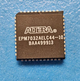 (3pcs) EPM7032AELC44-10 600 Gates 32 Macro Cells 103.1MHz CMOS, 3.3V 44-Pin PLCC