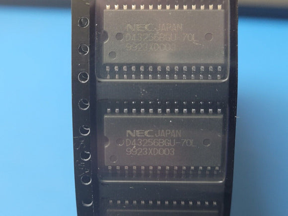 (2 PCS) UPD43256BGU-70L NEC Standard SRAM 32KX8 70ns CMOS SOIC-28