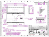 64240CGCBW-3 Graphic Dot Matrix LCD Display, White LED 240x64 DOTS FSTN