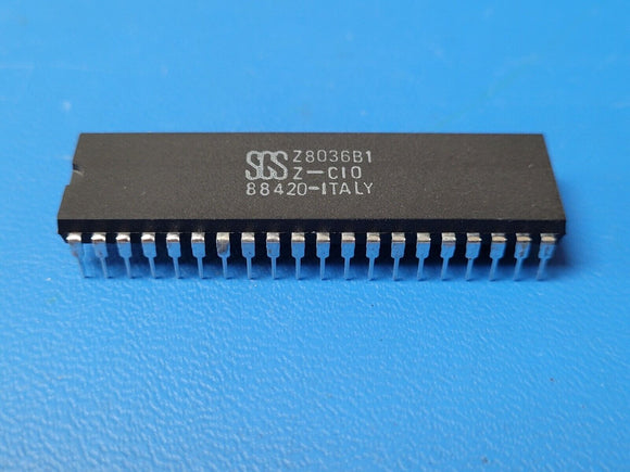 (1 PC) Z8036B1 SGS Parallel I/O Port, 20 I/O, MOS, PDIP40 *TRIMS*