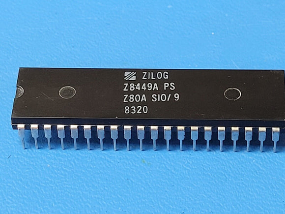 (1 PC) Z8449APS (Z80A SIO/9) Micro Peripheral IC, MOS, 4.0MHz, PDIP40