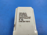 CKB-38-70010 POTTER & BRUMFIELD 0.1 TO 10 SEC TIME DELAY RELAY 8 PIN 120 VAC