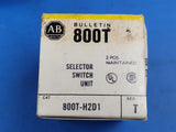 (1 PC) 800T-H2D1 AB SELECTOR SWITCH 2 POS MAINT GENUINE