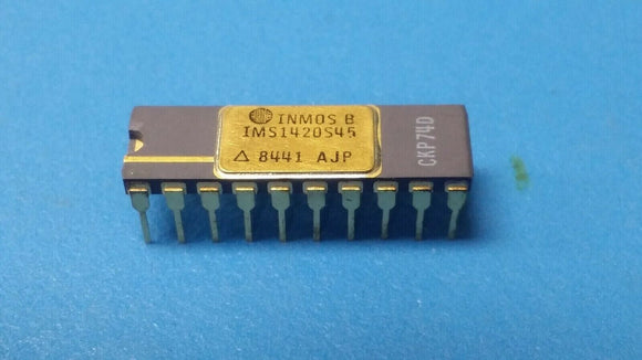 (1PC) IMS1420S-45 INMOS Standard SRAM, 4KX4, 40ns, MOS, CDIP20