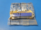(1 PC) 17-10500-1 AMPHENOL D SUB RECEPTACLE 50 SOCKET CONT CRIMP