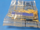 (1 PC) 17-10500-1 AMPHENOL D SUB RECEPTACLE 50 SOCKET CONT CRIMP