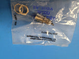 (2 PCS) 31-221 AMPHENOL BNC STRAIGHT JACK, SOLDER CUP, 50 OHM, BULKHEAD
