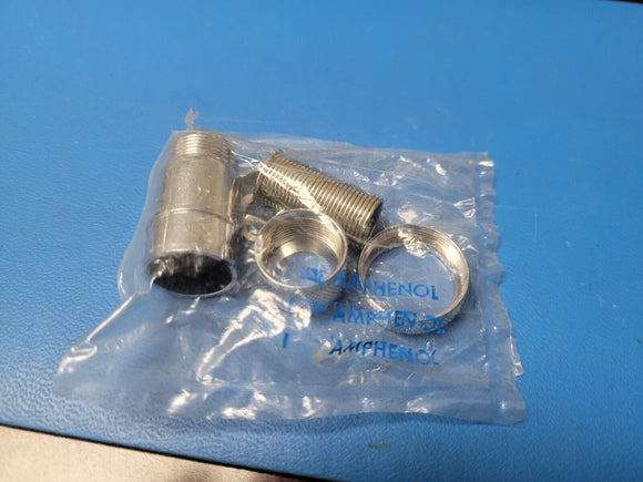 (1 PC) 91MC4M AMPHENOL MICROPHONE MALE CABLE PLUG 4 CONTACT