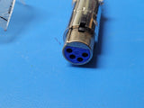 (1PC) 91-458 AMPHENOL Standard XLR Audio / Video Connector 4 Positions Female