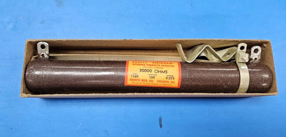 (1PC) 1169 OHMITE D175K30K 160 WATT, 0.073 AMP, 30K OHM