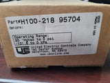 (1 PC) H100-218 UECC Vacuum Switch 30" Hg to 0 PSI, 1/4" NPT inlet