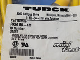 (1 PC) TURCK RKM 50-4M 5P FEMALE 4 METER CORD RKM504M NIB U2057