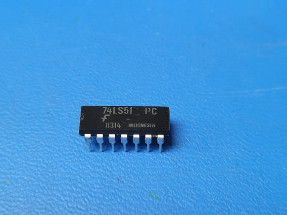 (10 PCS) 74LS51PC FSC AND-OR-Invert Gate, TTL, PDIP14