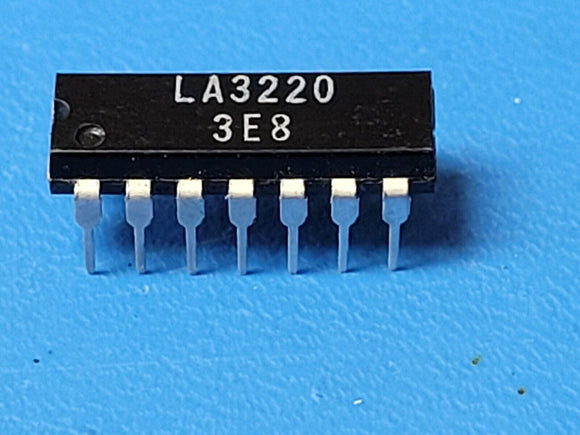 (1 PC) LA3220 SANYO Audio Preamplifier 2 Channel(s) 1 Func Bipolar PDIP14