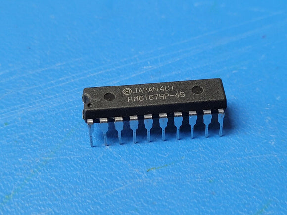 (1 PC) HM6167HP-45 HITACHI Standard SRAM 16KX1 45ns CMOS PDIP20