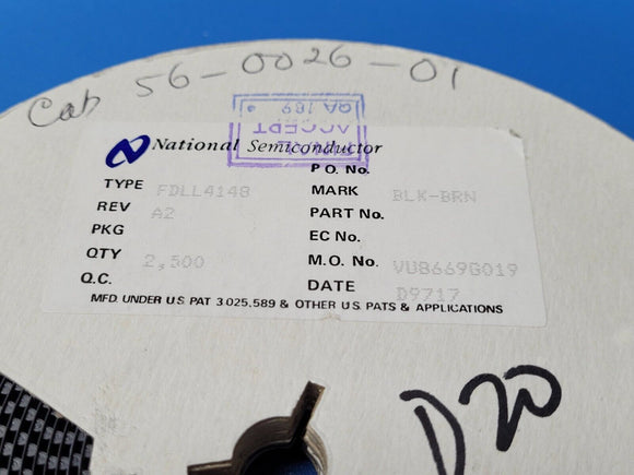 (100 PCS) FDLL4148 NSC Diode 100 V 200mA Surface Mount SOD-80