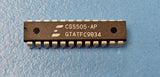 CS5505-AP ADC, 16-Bit, 1 Func, 4 Channel, Serial Access, CMOS, PDIP24