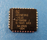 (4PCS) AM29F040B-70JC 512KX8 FLASH 5V PROM, 70ns, PLCC32 **Program Stamps**