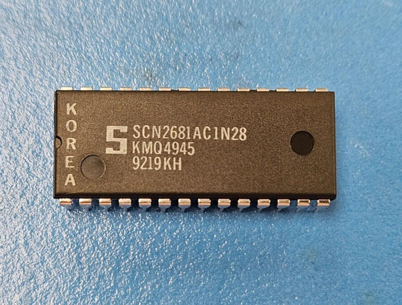 (1 PC) SCN2681AC1N28 Serial I/O Controller 2 Channel(s) 0.125MBps NMOS PDIP28