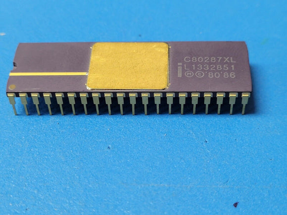 (1 PC) C80287XL INTEL Math Coprocessor, 16-Bit, CHMOS, CDIP40 VINTAGE