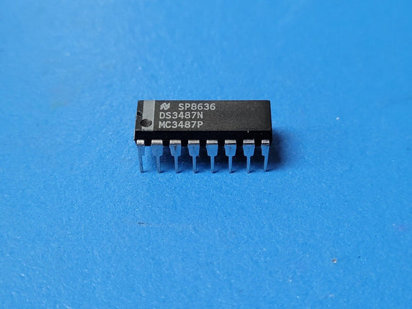 (2 PCS) DS3487N NSC 4/0 Driver RS422, RS485 16-PDIP