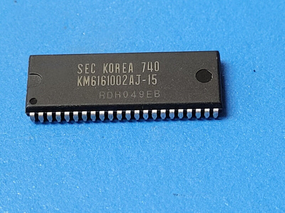 (2 PCS) KM6161002AJ-15 SAMSUNG Standard SRAM 64KX16 15ns CMOS SOJ-44