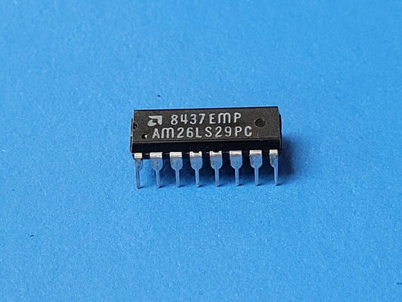 (1 PC) AM26LS29PC AMD 4/0 Driver RS423 16-PDIP
