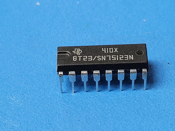 (1 PC) 8T23N / SN75123N TI Dual Line Driver PDIP-16