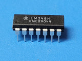 (5 PCS) LM348N NSC, MOT, TI, Op Amp Quad High Gain Amplifier ±18V PDIP14