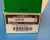 (LOT OF 100) LITTELFUSE KLKR-20 20A 600VAC 300VDC Fast Acting