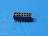 (5 PCS) SSW-107-22-S-D-VS-TR SAMTEC CONN RCPT 14POS 0.1 GOLD SMD