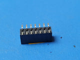 (5 PCS) SSW-107-22-S-D-VS-TR SAMTEC CONN RCPT 14POS 0.1 GOLD SMD