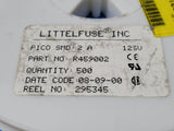 (25 PCS) R459002 LITTELFUSE Very Fast-Acting 125 V 2 A 7.24 x 4.32 mm PICO® SMT