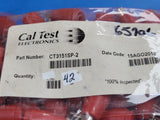 (1 PC) CT3151SP-2 CAL TEST Banana Jack Connector Standard Banana Solder Red