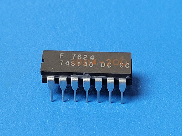 (1 PC) 74S140DC QC FSC IC NAND Gate, TTL, CDIP14 VINTAGE 1976 DATE CODE