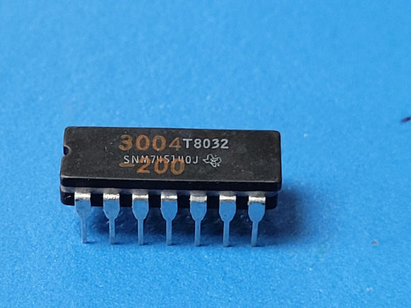 (1 PC) SNM74S140J TI IC NAND Gate, TTL, CDIP14 VINTAGE 1980 DATE CODE