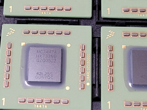 (1 PC) MC7447AHX733NB FREESCALE IC MPU MPC74XX 733MHZ 360FCCBGA