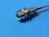 PMRL200W-BCG5H LED Panel Indicator Green 24° 5V 22mA Wire Leads - 6" (152.40mm)