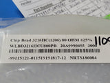 (100PCS) WLBD3216HCU800PB WALSIN Ferrite Beads Chip Bead 3216HC(1206) 80 OHM 25%