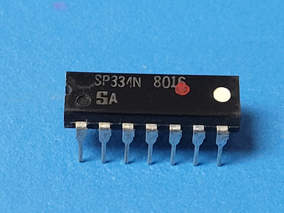 (1 PC) SP334N SIGNETICS OR Gate, TTL, PDIP14