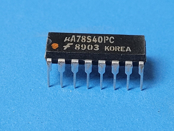 (1 PC) UA78S40PC FSC Switching Regulator/Controller Voltage-mode BIPolar PDIP16