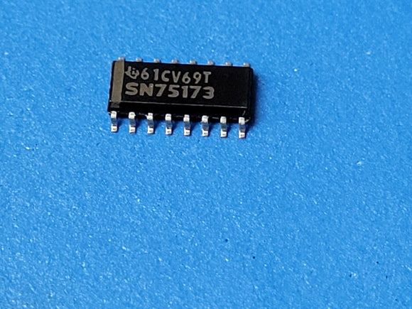 (2 PCS) SN75173DR TI Quad Receiver RS-422/RS-423/RS-485 16-Pin SOIC