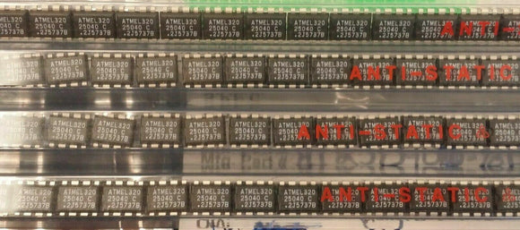(25 PCS) AT25040-10PA-5.0C ATMEL EEPROM, 512X8, Serial, CMOS, PDIP8