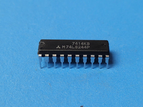 (2 PCS) M74LS244P MITSUBISHI Bus Driver 2-Func 4-Bit TTL PDIP20