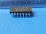 (5 PCS) MC14012BCP MOT Logic Gates 3-18V Dual 4-Input, DIP-14