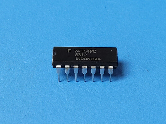 (10 PCS) 74F64PC FSC IC GATE AND/OR 4-2-3-2INP 14-DIP