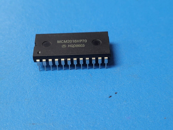 (1 PC) MCM2016HP70 MOT Standard SRAM, 2KX8, 70ns, MOS, PDIP24