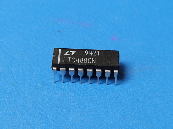 (1 PC) LTC488CN LT 0/4 Receiver RS422, RS485 16-PDIP