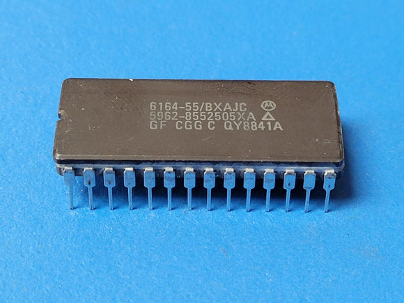 (1 PC) 6164-55/BXAJC MOT 5962-8552505XA Standard SRAM, 8KX8, 55ns, CMOS, CDIP28